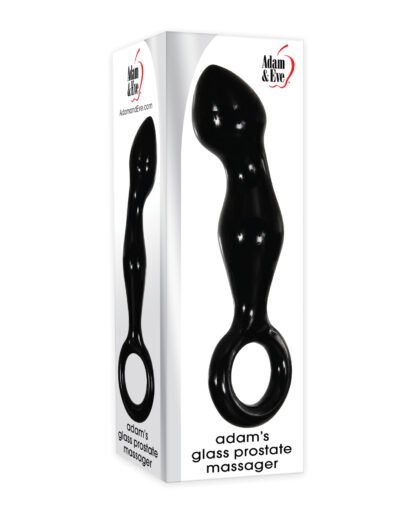 Adam & Eve Adam's Glass Prostate Massager - Black