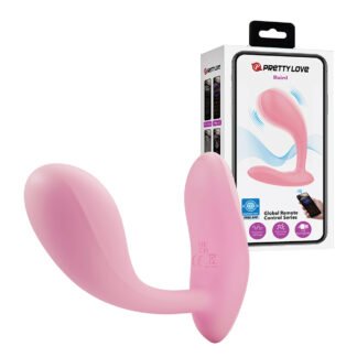 Pretty Love Baird App-Enabled Vibrating Butt Plug - Hot Pink