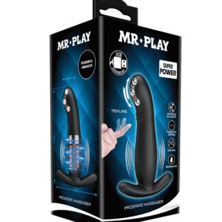Mr. Play Rolling Bead Prostate Massager - Black