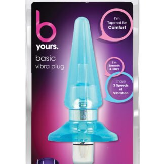 Blush B Yours Basic Vibra Plug - Blue