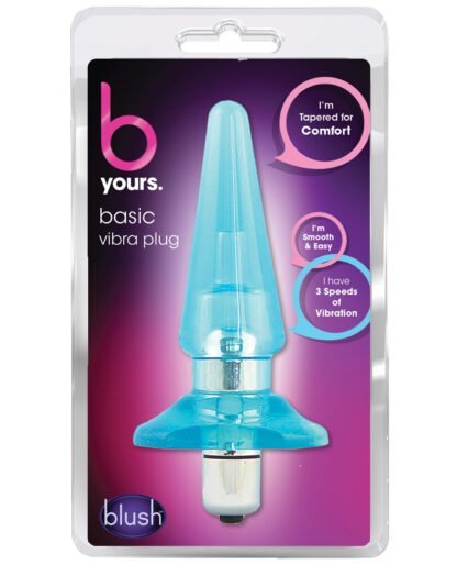 NO ETA Blush B Yours Basic Vibra Plug - Blue