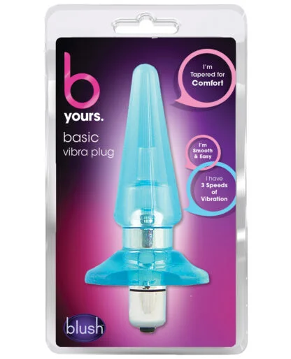 NO ETA Blush B Yours Basic Vibra Plug - Blue