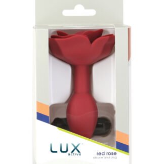 Lux Active Red Rose Silicone Anal Plug