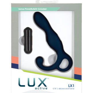 Lux Active LX1 5.75" Silicone Anal Trainer - Dark Blue