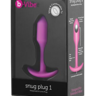 b-Vibe Weighted Snug Plug 1 - 55 g Fuchsia