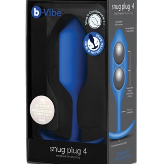 b-Vibe Weighted Snug Plug 4 - 256 g Navy