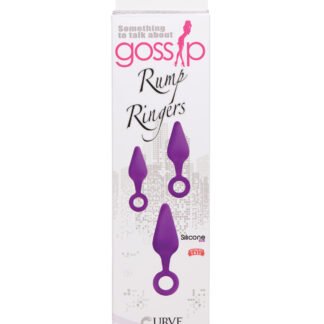 Curve Toys Gossip Rump Ringers - Violet
