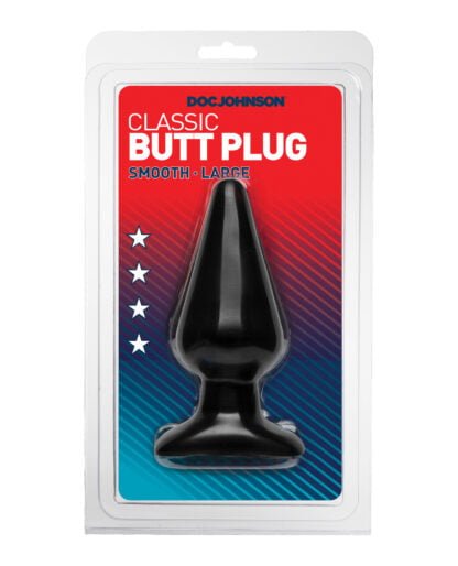 Classic Butt Plug - Large Black