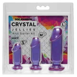 Crystal Jellies Anal Starter Kit - Purple