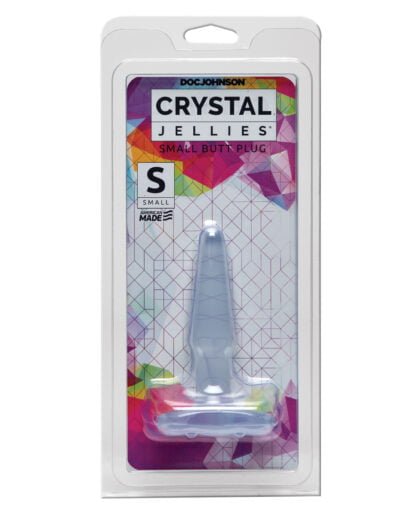 Crystal Jellies Butt Plug - Small Clear