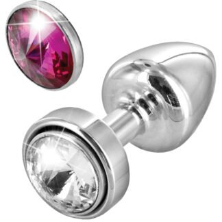 Diogol Anni Magnetic Stone - 25 mm Clear/Red