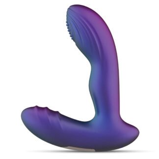 Hueman Galaxy Tapping Butt Plug - Purple