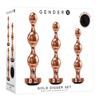 Gender X Gold Digger Set - Rose Gold/Black