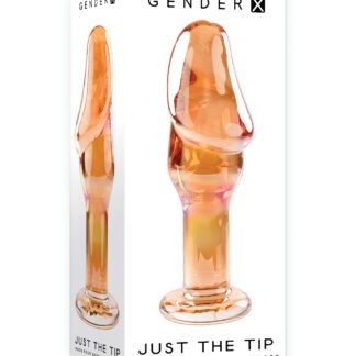Gender X Just the Tip Glass Plug - Multi Color