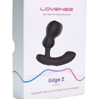 Lovense Edge 2 Flexible Prostate Massager - Black