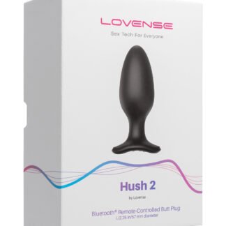 Lovense Hush 2 2.25" Butt Plug - Black