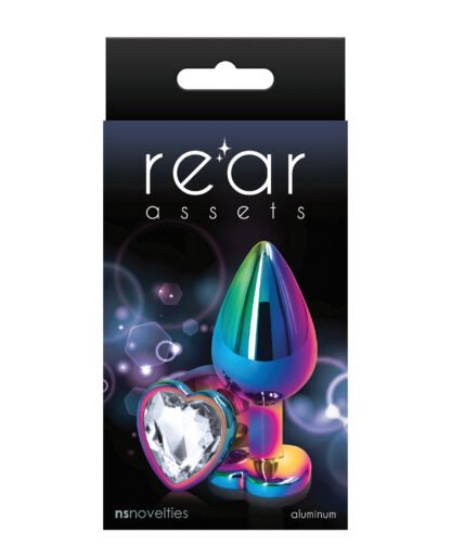 Rear Assets Multicolor Heart Medium - Clear