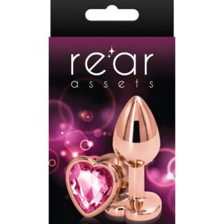 Rear Assets Rose Gold Heart Small - Pink