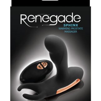 Renegade Sphinx Warming Prostate Massager - Black