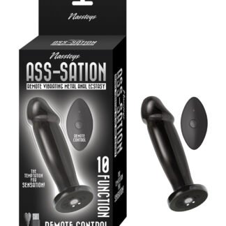 Ass-sation Remote Vibrating Metal Anal Ecstasy - Black
