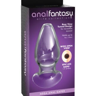 Anal Fantasy Elite Collection Mega Anal Glass Gaper - Clear