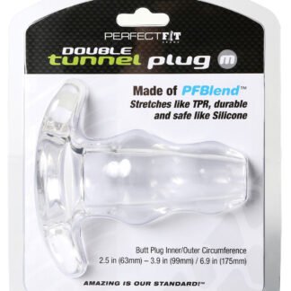 Perfect Fit Double Tunnel Plug Medium - Clear