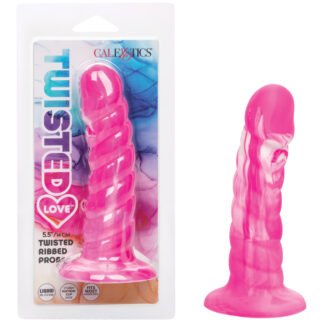 Twisted Love Twisted Ribbed Probe - Pink