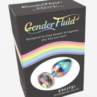 Gender Fluid Excite! Plug - Rainbow