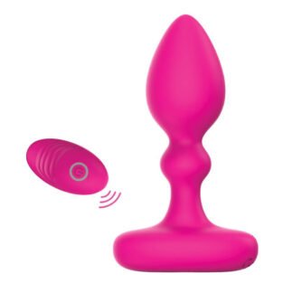 Pink Elephant Lil Rumble Rechargeable Vibe w/Remote - Pink