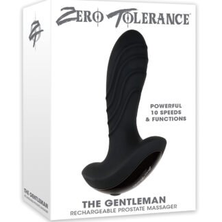 Zero Tolerance The Gentleman Rechargeable Prostate Massager - Black