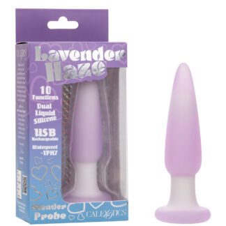 Lavender Haze Slender Anal Probe - Lavender/White