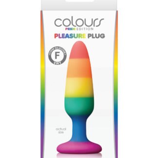 Colours Pride Edition Pleasure Plug Small - Rainbow