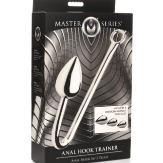 Master Series Anal Hook Trainer w/3 Plugs - Silver